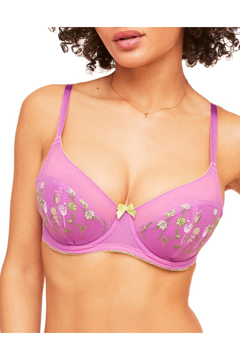 Elie Contour Demi Bra, Main, color, Medium purple