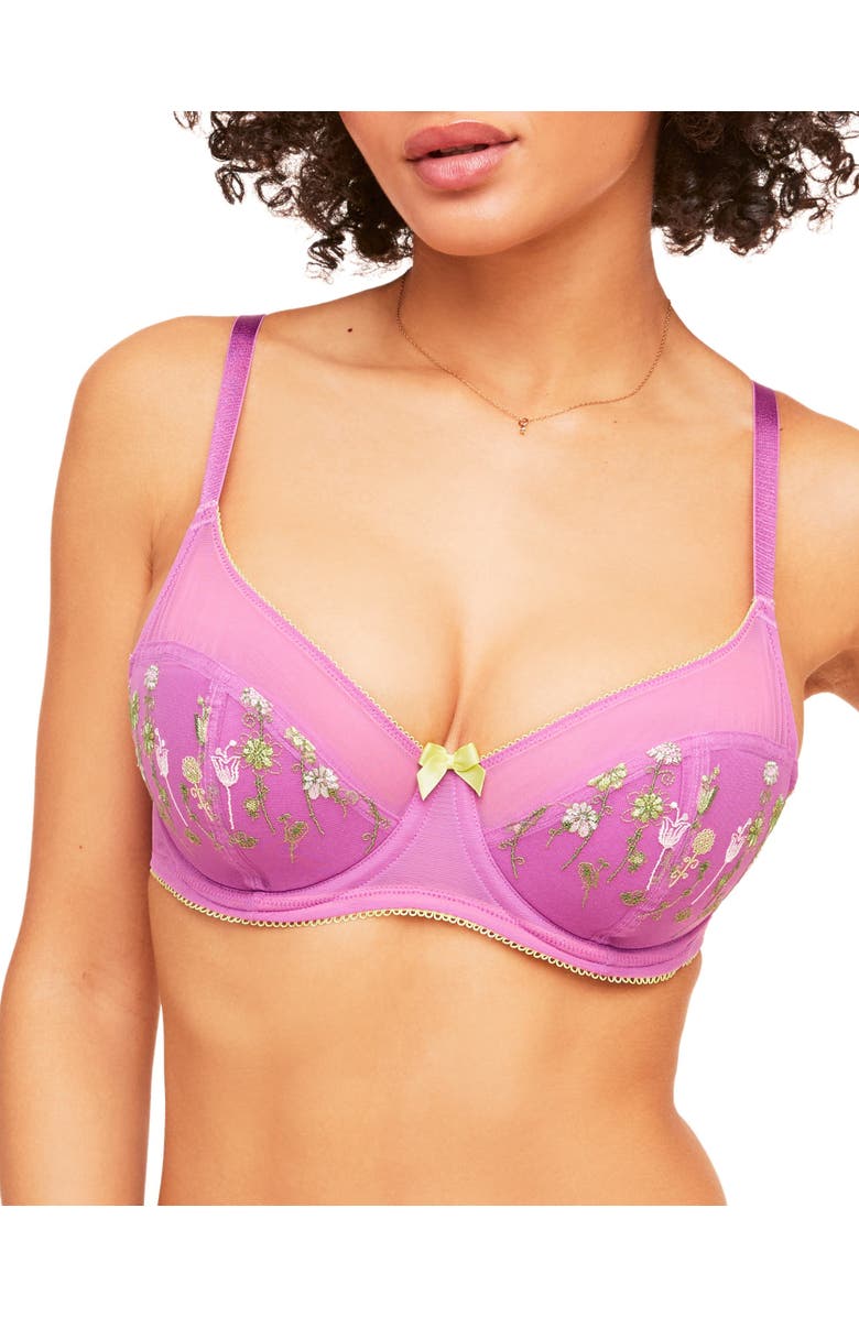 Adore Me Elie Contour Demi Bra, Main, color, Medium Purple