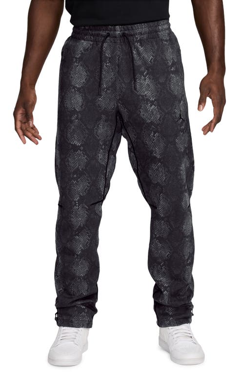 NIKE NIKE JORDAN SNAKE PRINT DRI-FIT FLEECE SWEATPANTS
