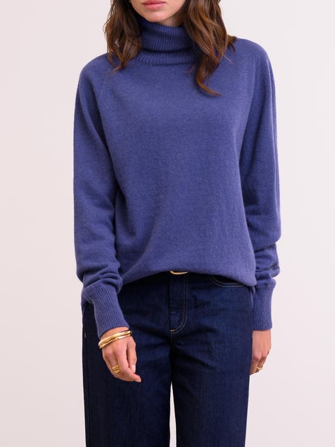 Geelong Wool Slouch Turtleneck Sweater