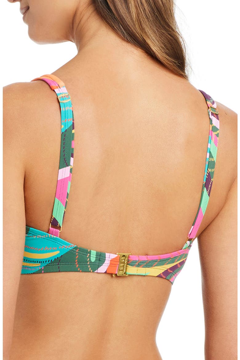 Tropical Print Underwire Bikini Top, Alternate, color, MULTI