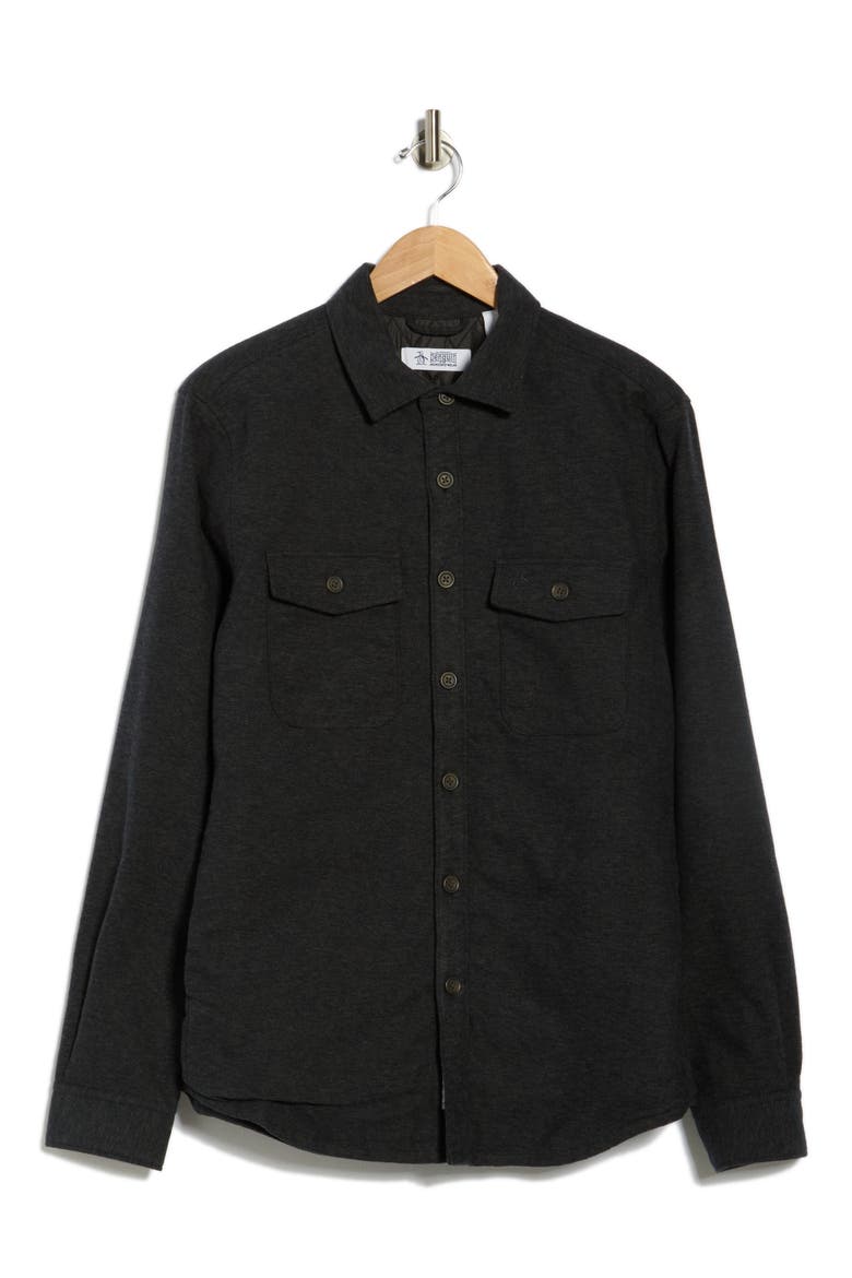 Flannel Shirt, Alternate, color, VOLCANIC ASH