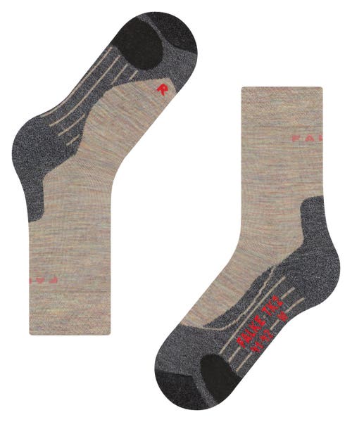Falke Tk2 Explore Melange Hiking Socks In Neutral