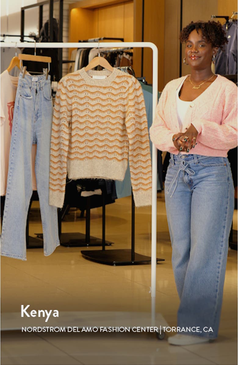 Jaylani Wavy Stitch Sweater, sales video thumbnail