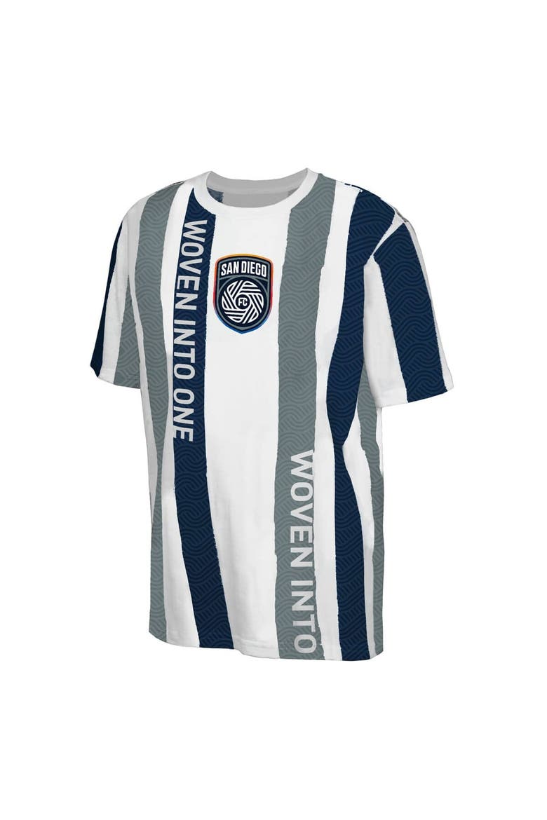 Youth White San Diego FC High Stepping T-Shirt, Alternate, color, White