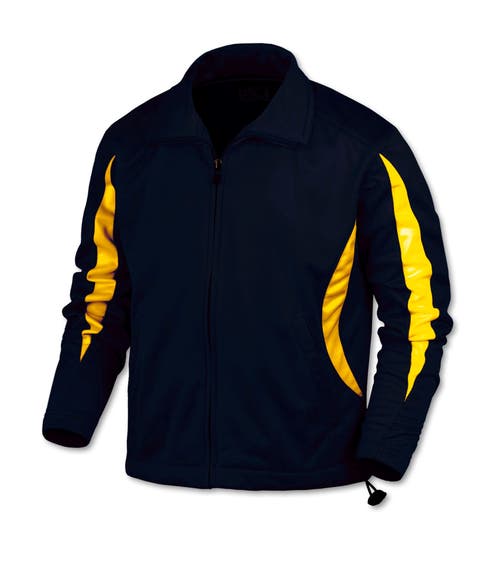 Benben Crescent Tricot Winter Jacket In Multi