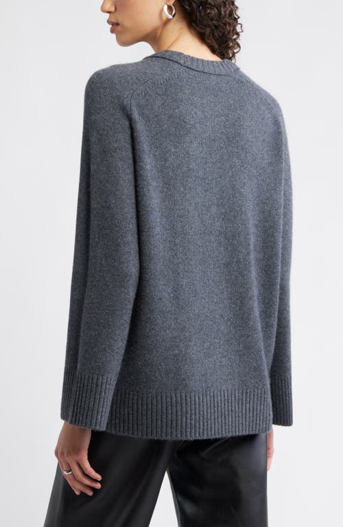 Nordstrom Crewneck Wool & Cashmere Sweater In Gray