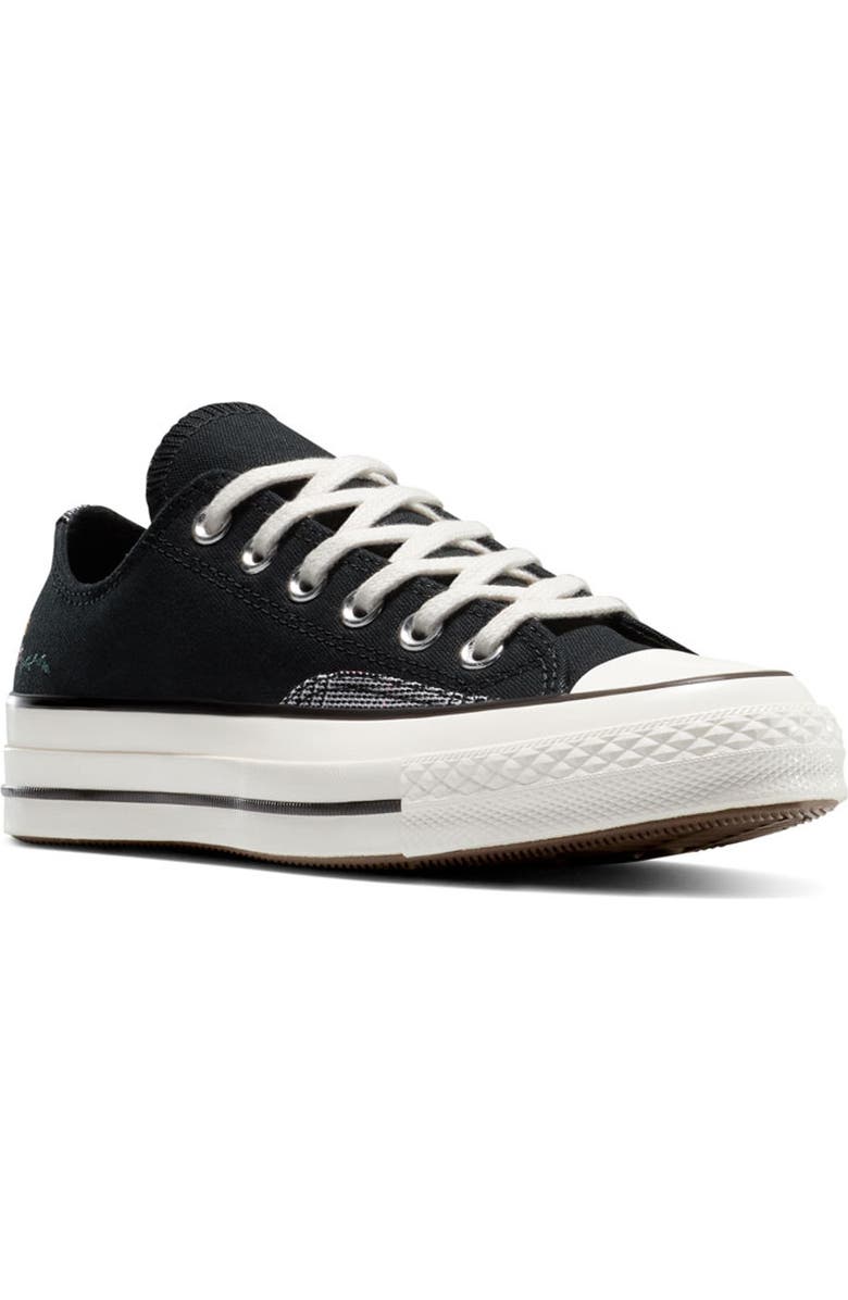 Converse Chuck 70 Floral Canvas Low Top Sneaker, Main, color, Black/ Vintage White