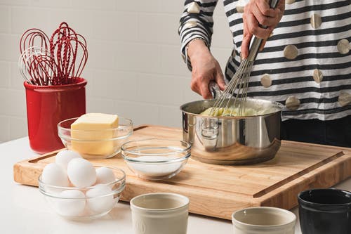 Cuisipro 12 Inch Stainless Steel Balloon Whisk Ball Solid Handle In Silver