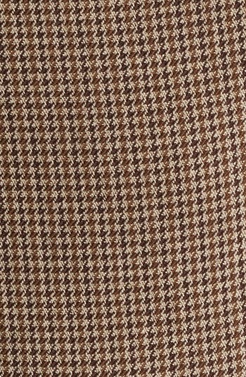 Houndstooth Pleated Skater Dress