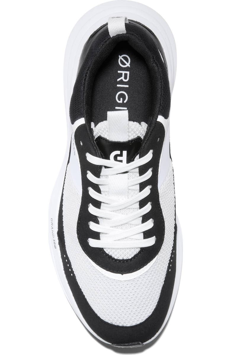 Cole Haan ØriginalGrand Quadstreak Running Shoe, Alternate, color, Optic White / Black