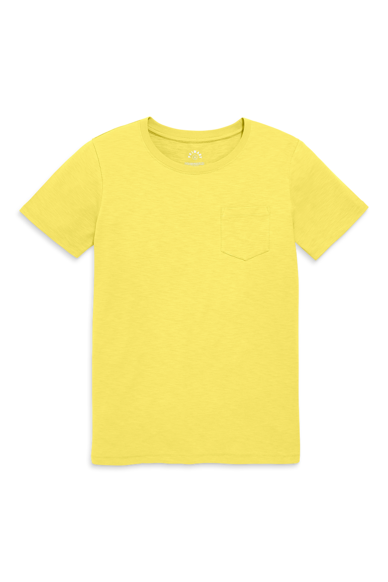 Unisex Fit Slub Pocket Tee, Alternate, color, Banana