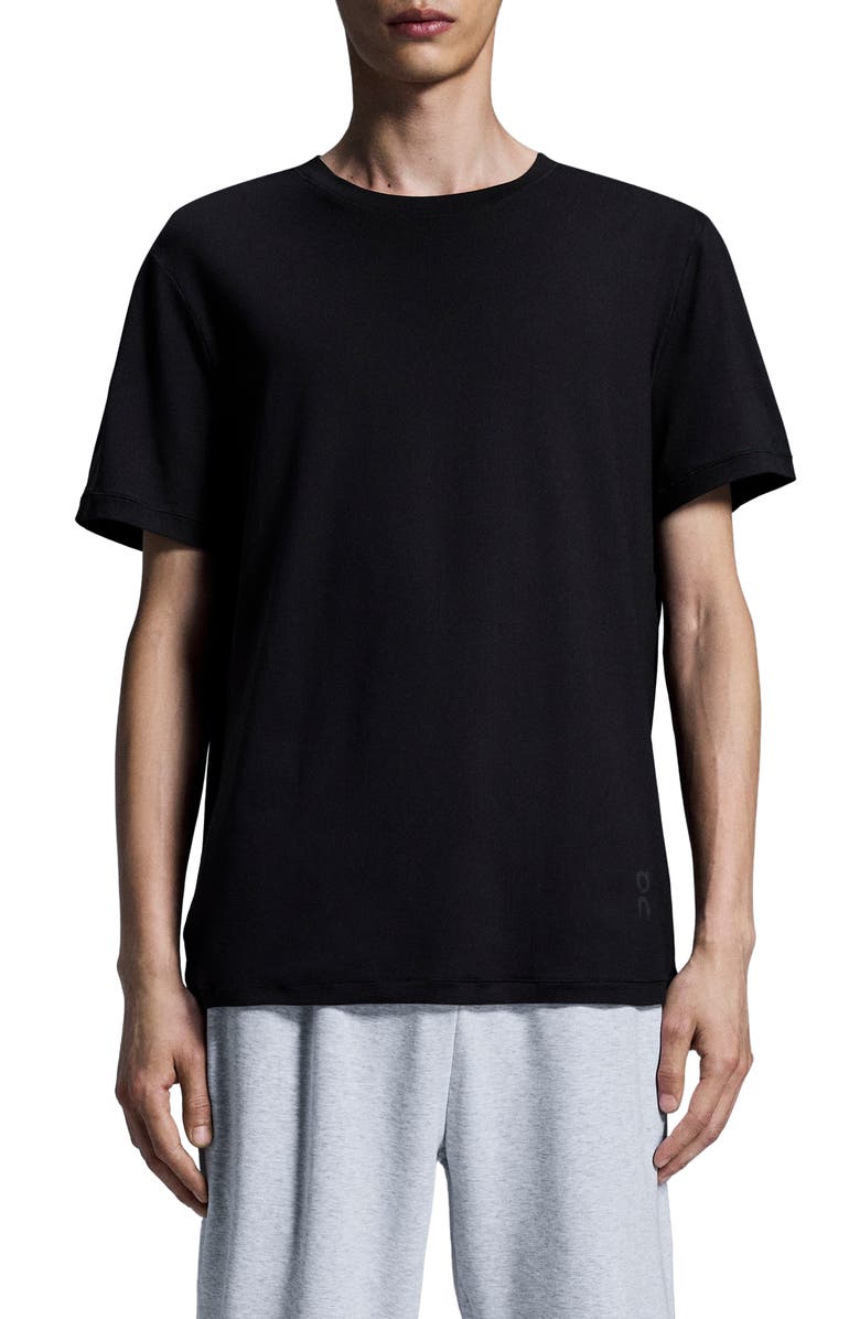 On Studio-T Relaxed T-Shirt, Main, color, Black