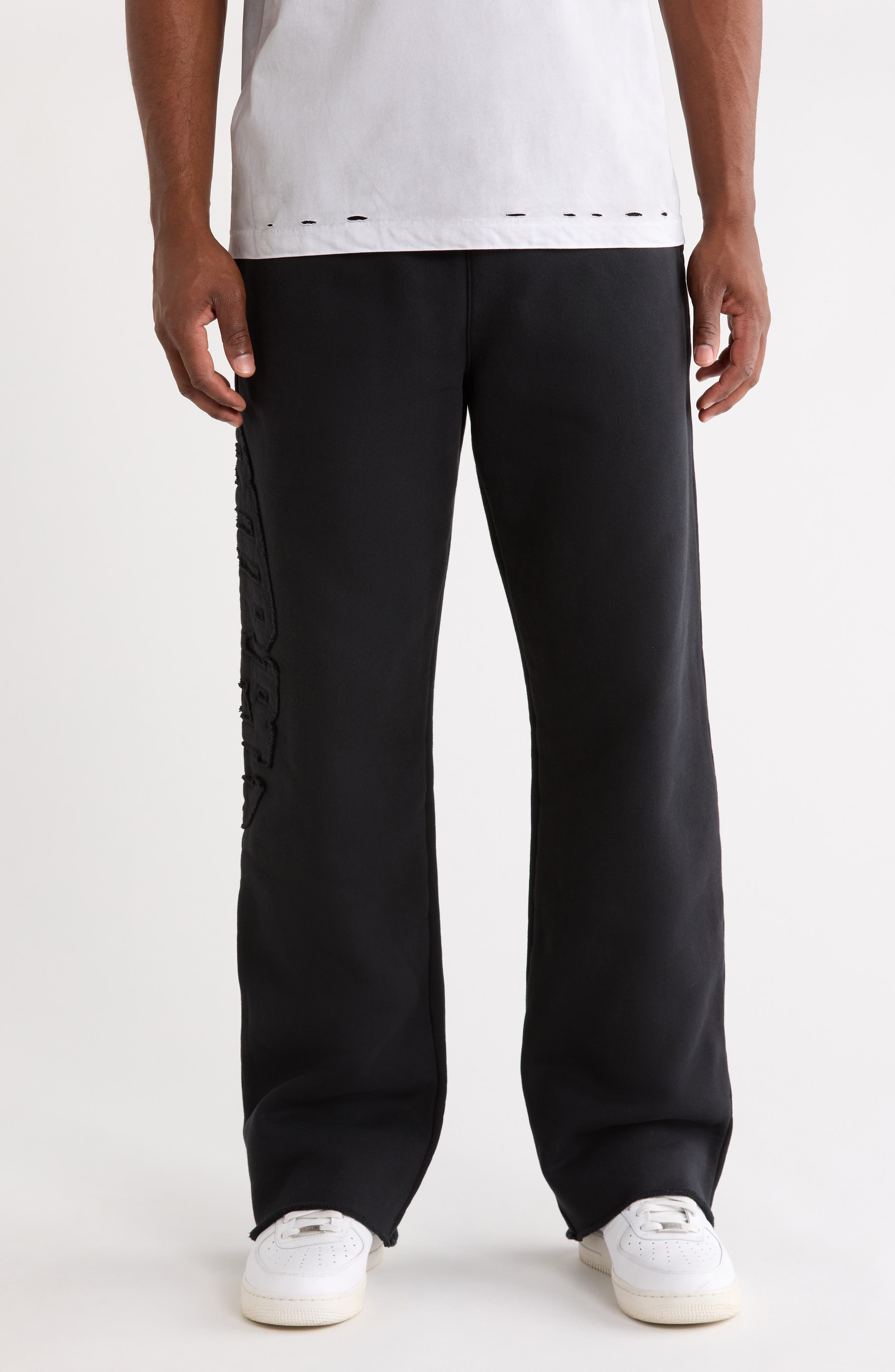 Heavyweight Cotton Fleece Cutoff Sweatpants