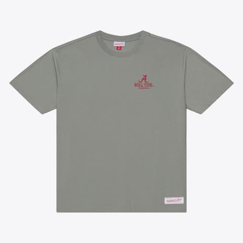 Men's  Mitchell & Ness  Gray Alabama Crimson Tide Core Icon T-Shirt