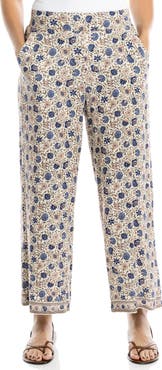 MAX STUDIO Wide Leg Pull-On Crop Pants