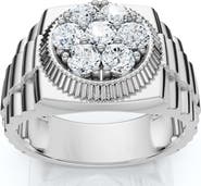 Bliss Diamond Men's 3/4Ct Diamond Anniversary Wedding Ring 14k Gold Lab Grown