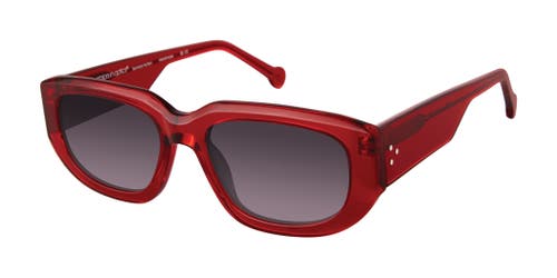 Colors In Optics Luna Sunglasses In Wine
