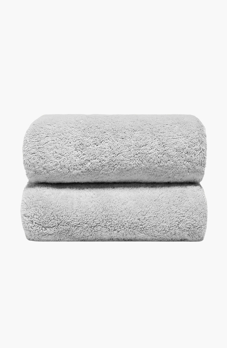 Italic Ultraplush Australian Cotton 2-piece Bath Sheet Set, Main, color, Light Gray
