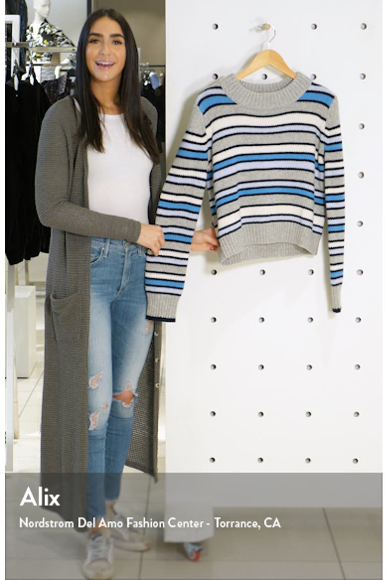 Mini Marin Stripe Wool & Cashmere Sweater video