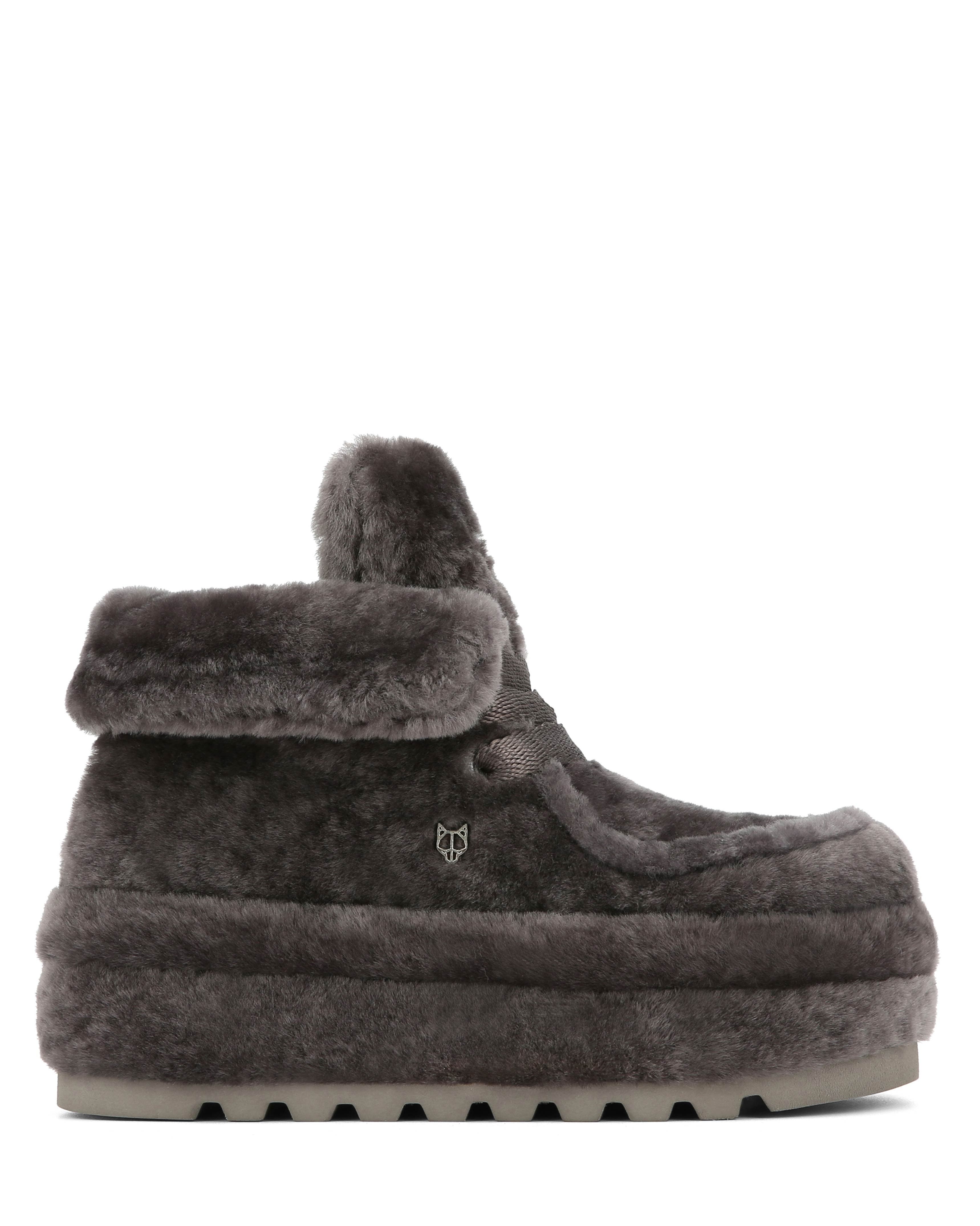Naked Wolfe Bambi Suede/Shearling Boot, Alternate, color, 