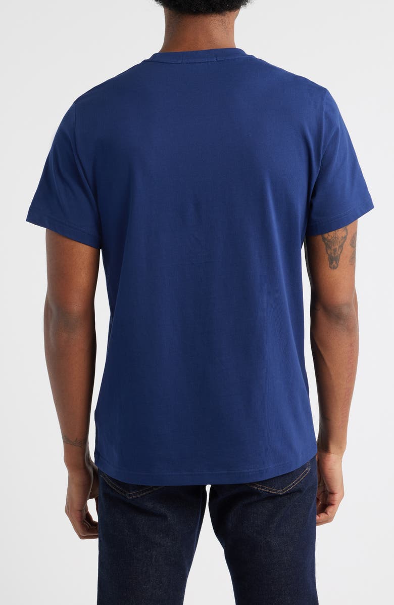 Fred Perry Tennis Logo Cotton Graphic T-Shirt, Alternate, color, French Navy