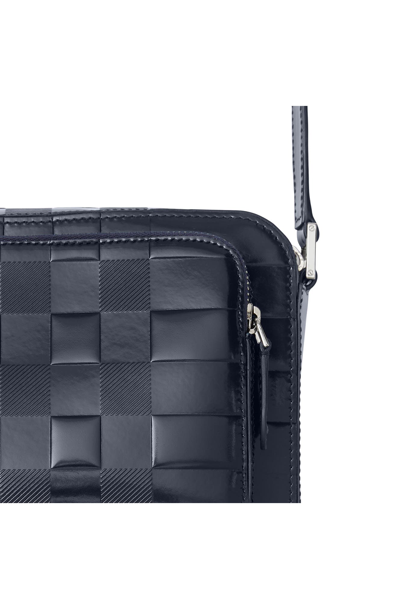 Burberry Paddy Check Embossed Leather, Alternate, color, 