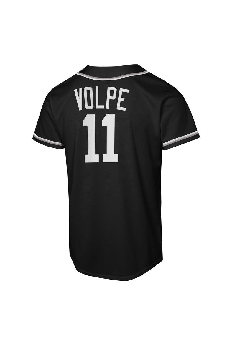 Youth Nike Anthony Volpe Black New York Yankees Fashion Replica Player Jersey, Alternate, color, Black
