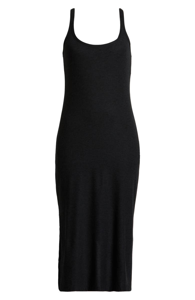 Beyond Yoga Featherweight Resort Midi Tank Dress, Alternate, color, Darkest Night