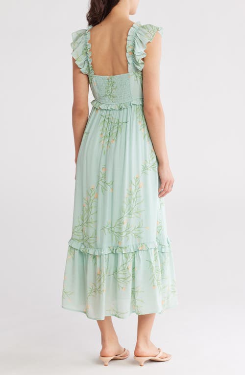 BLU PEPPER BLU PEPPER RUFFLE TIERED MAXI DRESS