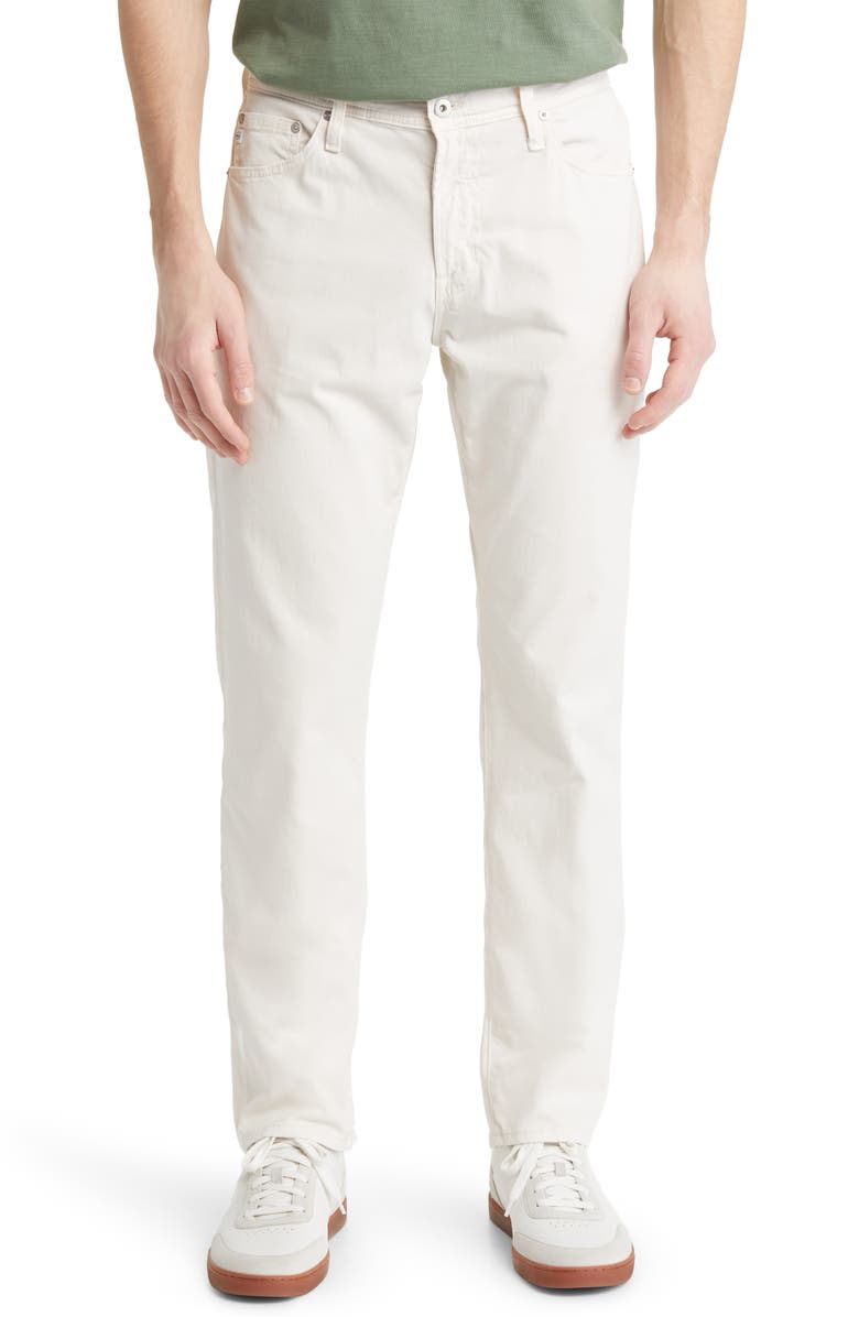 AG Everett Stretch Sateen Slim Straight Pants, Main, color, 