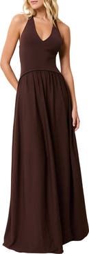 Solid & Striped The Maggie Crossback Maxi Dress