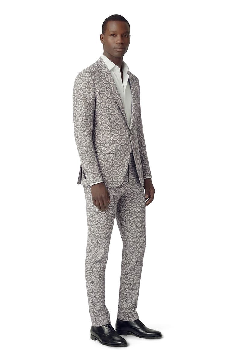 Lords of Harlech Tribal Mens Tailored Blazer, Alternate, color, Tribal Natural