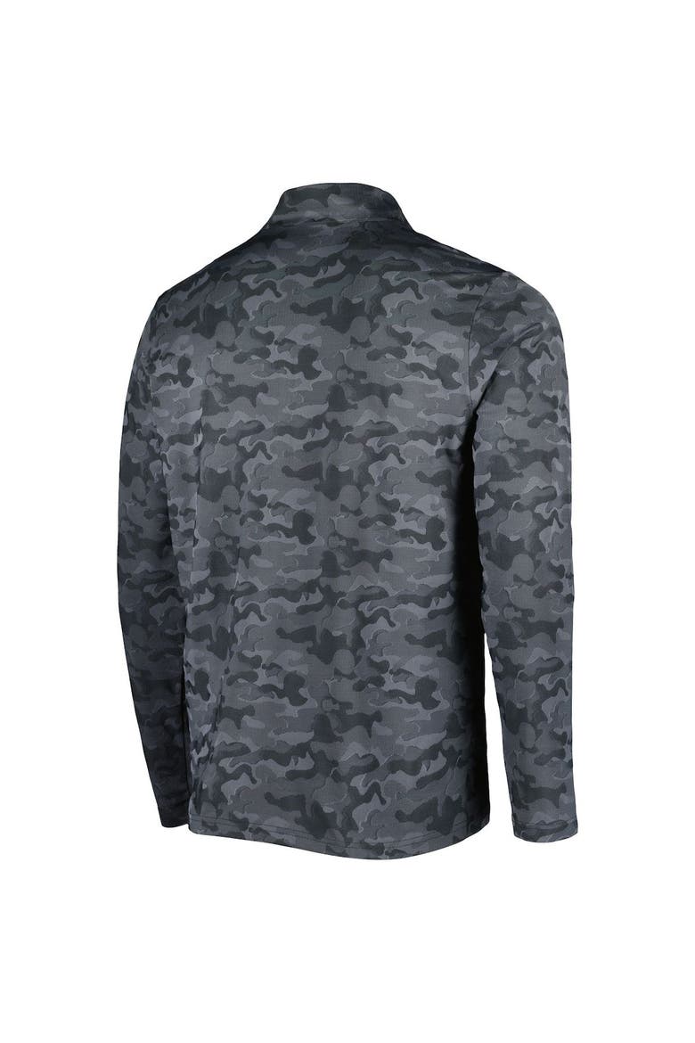 Men's Antigua Black Pittsburgh Steelers Brigade Quarter-Zip Sweatshirt, Alternate, color, Black