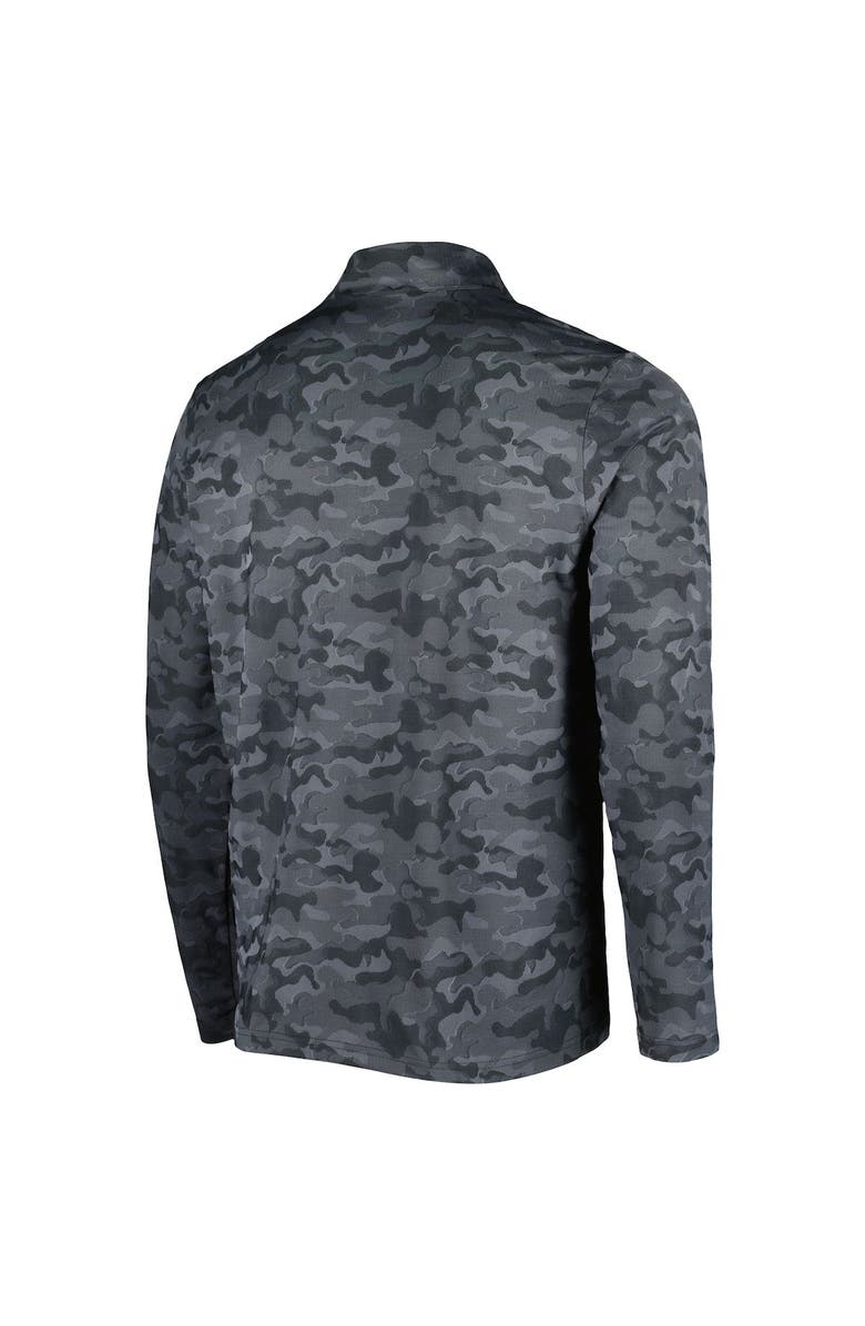 ANTIGUA Men's Antigua Black Pittsburgh Steelers Brigade Quarter-Zip Sweatshirt, Alternate, color, Black