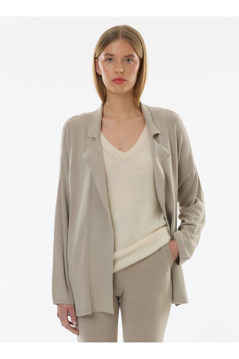 Organic Cotton Knit Stonewashed Jacket, Main, color, DESERT