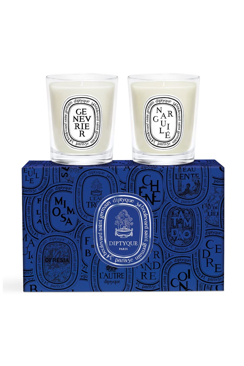 Narguilé & Genévrier (Juniper) - Set of 2 Small Candles, Main, color, NO COLOR