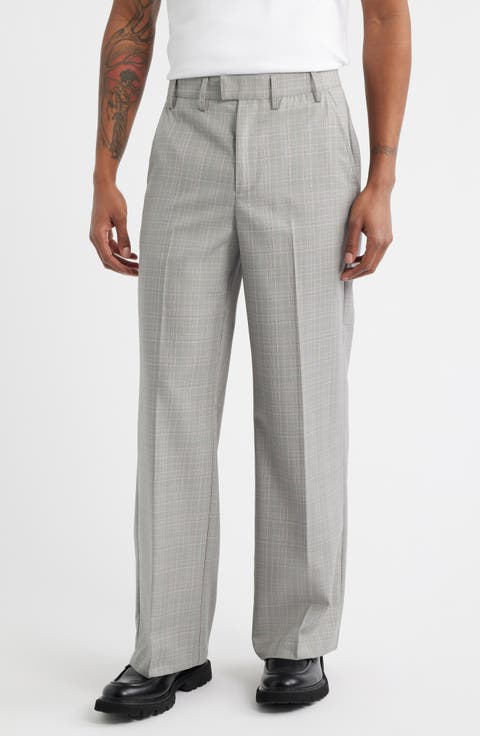 Elliott Plaid Wool Blend Pants