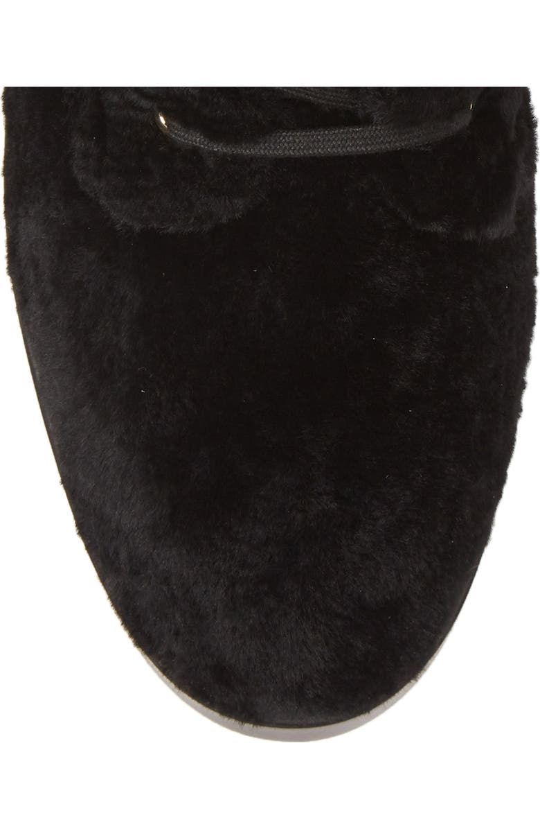 Stuart Weitzman McKenzee Genuine Shearling Combat Boot, Alternate, color,