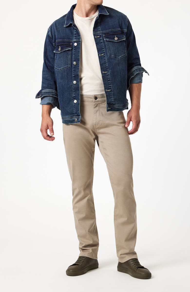 Mavi Jeans Zach Straight Leg Casual Twill Pants, Alternate, color, Sand Casual Twill