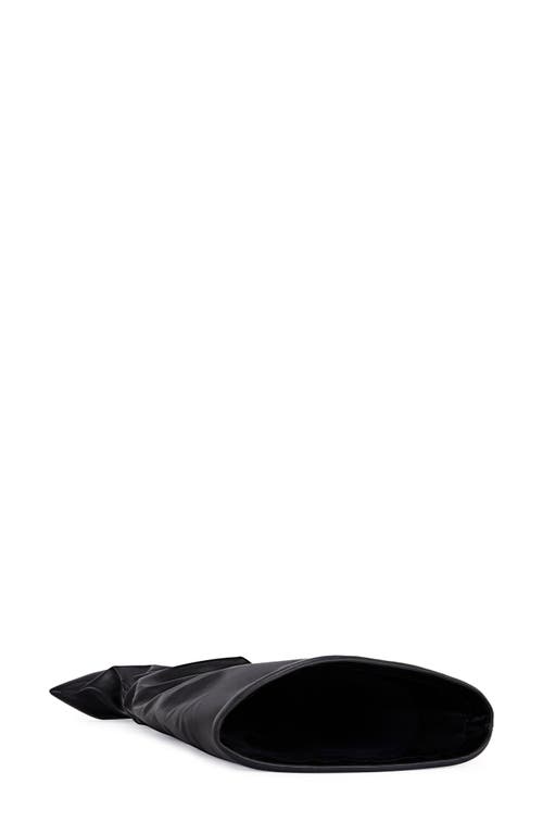 Azalea Wang Rubius Over The Knee Slouch Boot In Black