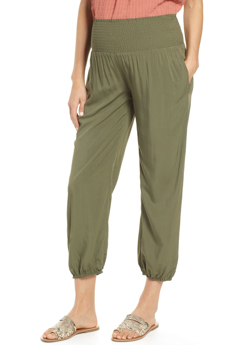 Weekend Pants, Alternate, color, MOSS