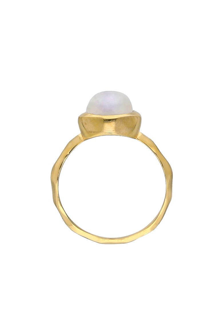 Rainbow Moonstone Ring, Alternate, color, BLUE