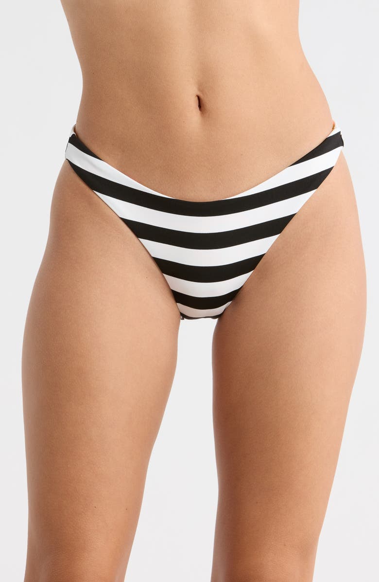 Maaji Sublimity Reversible Bikini Bottoms, Main, color, Black