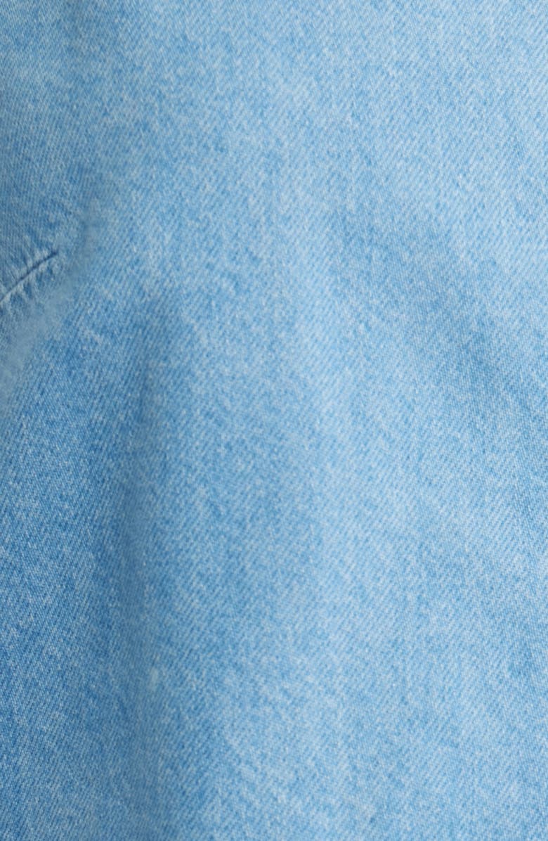 Madewell Airy Denim Shell Top, Alternate, color, Clean Soft Sky