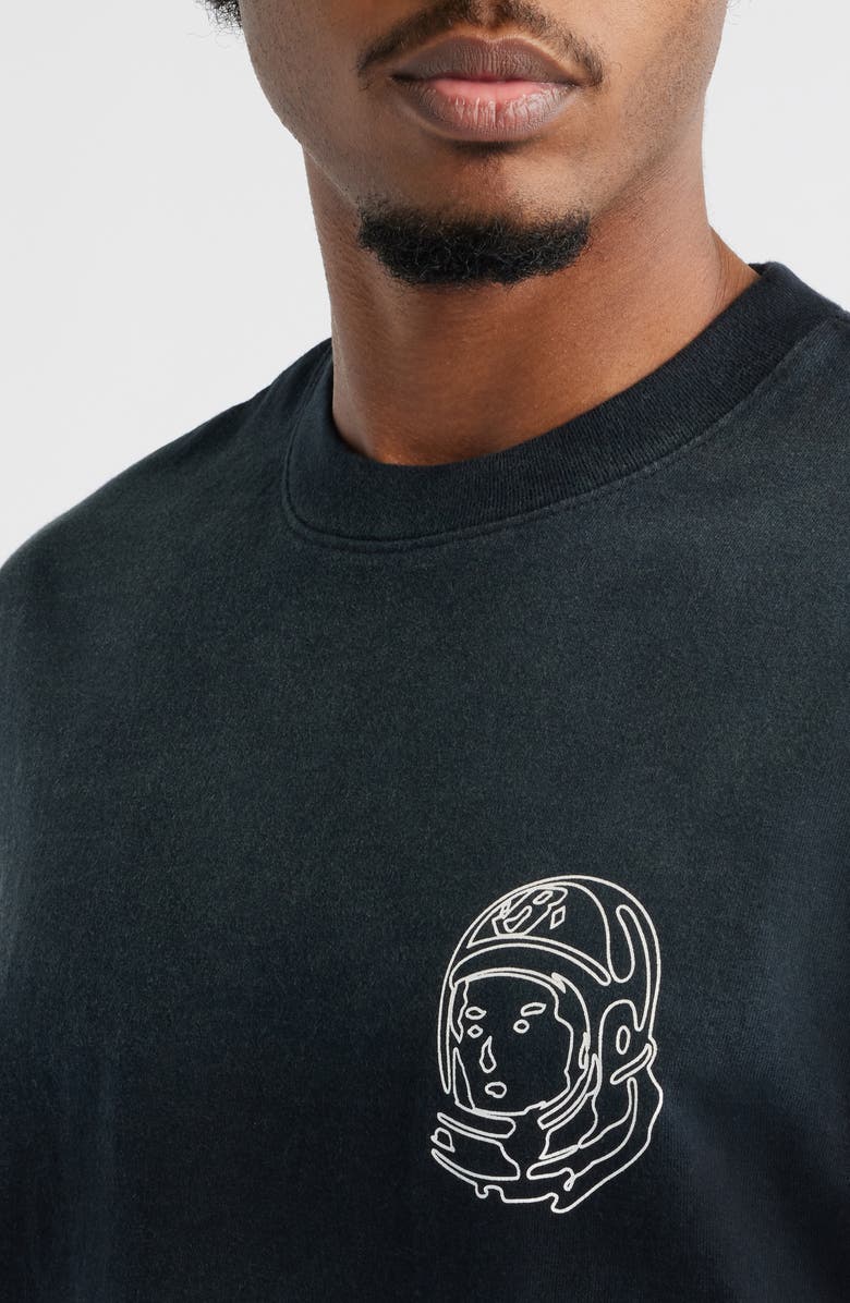 Billionaire Boys Club Helmet Graphic Faded T-Shirt, Alternate, color, 