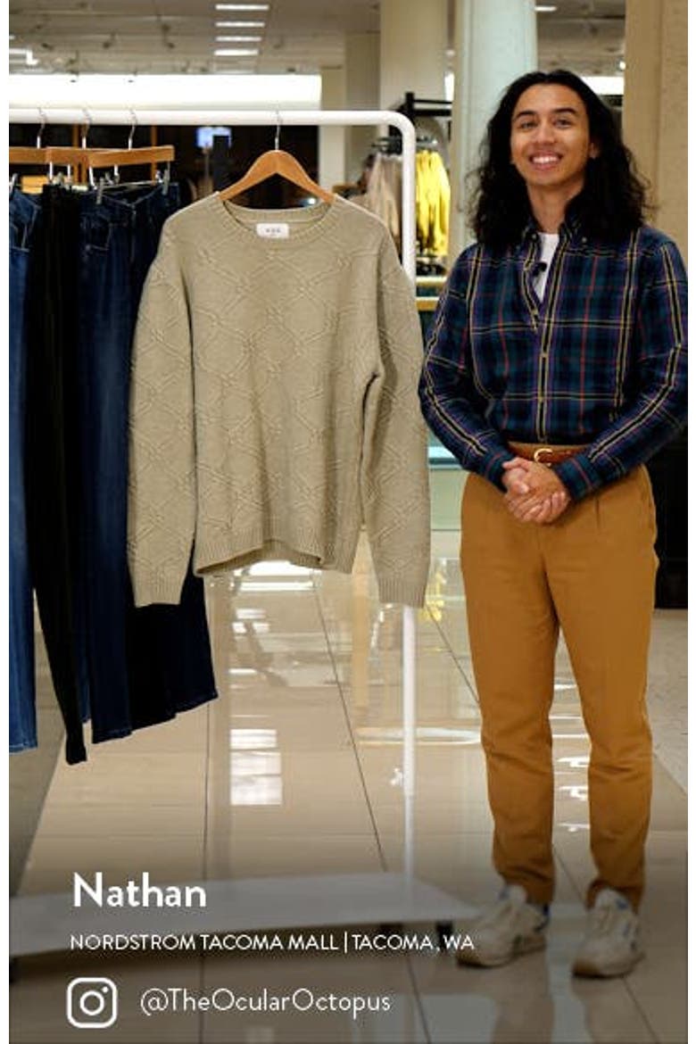 Grove Cable Crewneck Sweater video