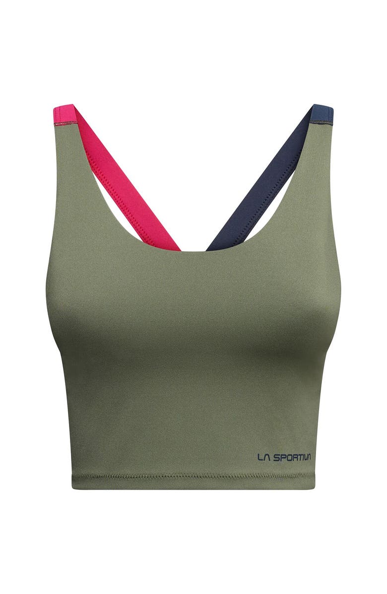 La Sportiva Cosmosis Bra Tank Top - Women's, Alternate, color, Cypress/Night Sky