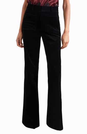 Myrtle Cotton Velvet Flare Leg Pants