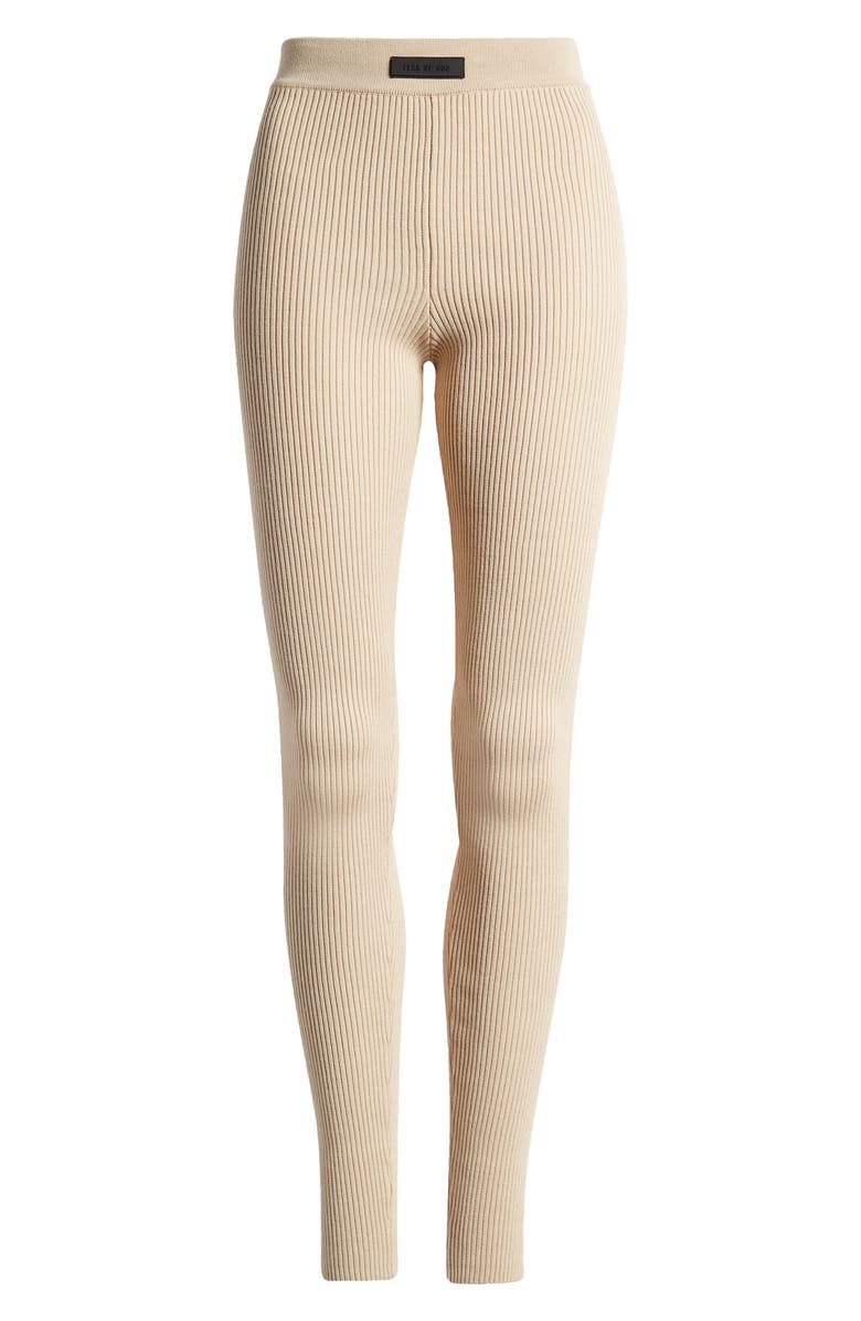 Fear of God Essentials Essentials Rib Leggings, Alternate, color, 
